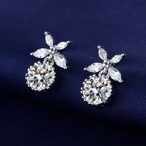 Sterling Silver Cubic Zirconia Earrings